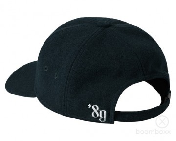 Carhartt wip greatest hits logo cap black wax i034360k02xx06 backside