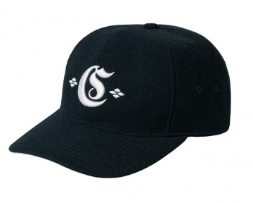 Carhartt wip greatest hits logo cap black wax i034360k02xx06