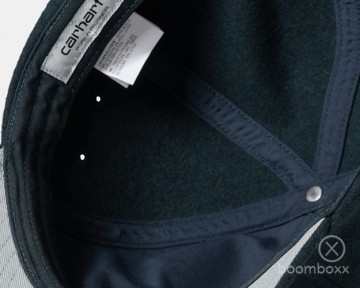 Carhartt wip greatist hits logo cap deep lagoon i0343602nexx06 inside