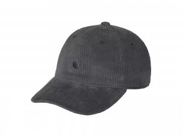 Carhartt wip harlem cap cord graphite i0268902f9xx06