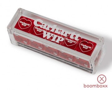 Carhartt wip heart dice set scarlet i034755h8xx06 compleet