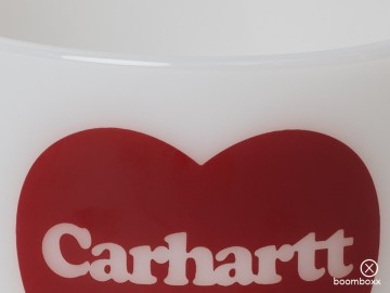 Carhartt wip heart glass mug white i03587302xx06 zoom