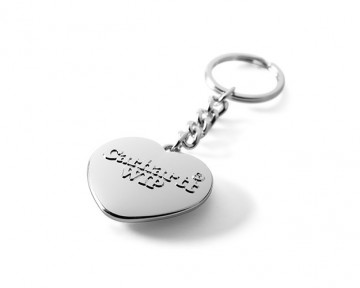 Carhartt wip heart keychain silver i03490395xx06
