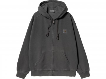 Carhartt wip hooded nelson jacket black i03306489gd03