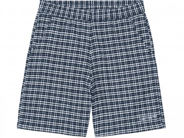 Carhartt wip kander short check blue river i0361963jqxx03 voorkant