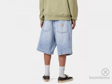 Carhartt wip landon short heavy worn bleached i03048901wu00 fotoshoot 2