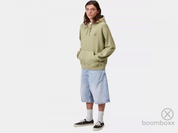 Carhartt wip landon short heavy worn bleached i03048901wu00 fotoshoot 4