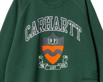 Carhartt wip lazy duck academy sweat sycamore tree i03393629uxx03 zoom front