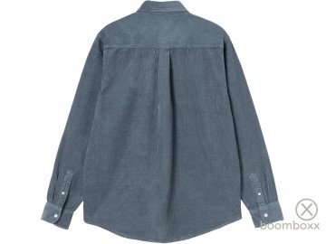 Carhartt wip ls madison cord shirt angelite i02995839qxx03 achterkant