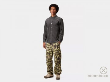 Carhartt wip ls madison cord shirt graphite i0299582f9xx06 fotoshoot 2