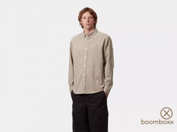 Carhartt wip ls madison cord shirt wall wall i0299580fgxx03 fotoshoot