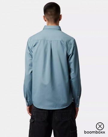Carhartt wip ls madison shirt icy water i0233392rnxx03 fotoshoot 2