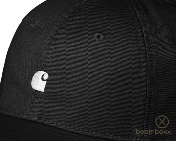 Carhartt wip madison logo cap black i0237500d2xx06 zoom