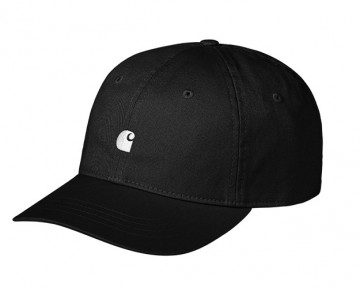 Carhartt wip madison logo cap black i0237500d2xx06