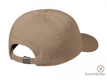 Carhartt wip madison logo cap stone white i0367303m7xx06 achterkant