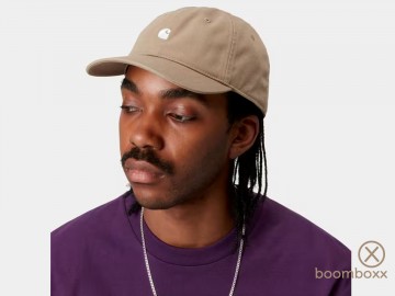 Carhartt wip madison logo cap stone white i0367303m7xx06 fotoshoot