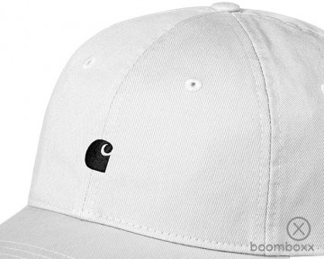 Carhartt wip madison logo cap white i02375000axx06 zoom
