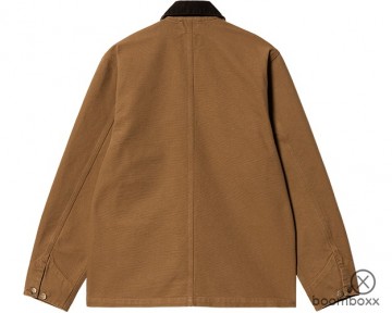 Carhartt wip michigan coat jacket summer hamilton brown i03151900s0203 backside