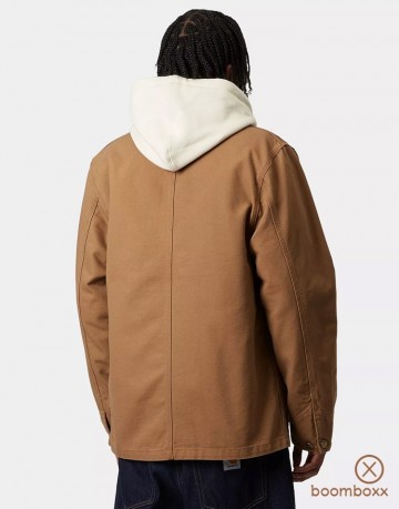 Carhartt wip michigan coat jacket summer hamilton brown i03151900s0203 fotoshoot 3