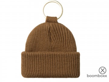 Carhartt wip mini watch hat keychain hamilton brown i036420hzxx06 achterkant