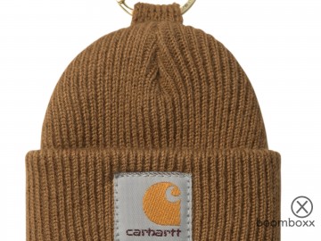 Carhartt wip mini watch hat keychain hamilton brown i036420hzxx06 zoom