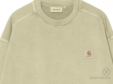 Carhartt wip nelson sweat gentle green i0299573iegd03 zoom