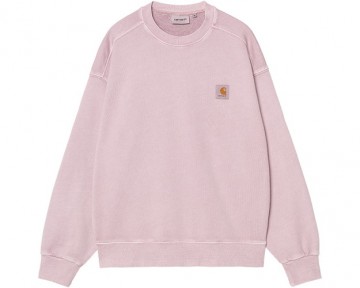 Carhartt wip nelson sweat shirt hortensia i0299572p8gd03 voorkant