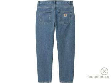 Carhartt wip newel pant blue stone bleached i029208011200 achterkant