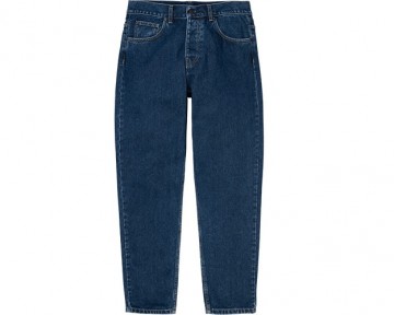 Carhartt wip newel pant blue stone washed i029208010600