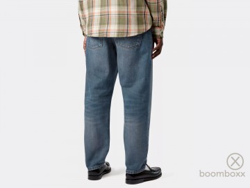 Carhartt wip newel pant dark used wash i029208014l00 fotoshoot 2