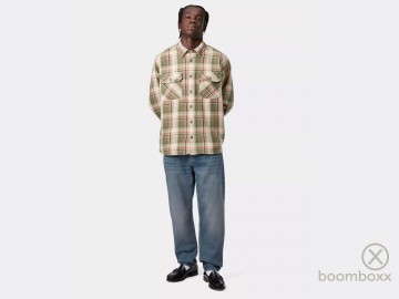 Carhartt wip newel pant dark used wash i029208014l00 fotoshoot 3