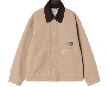 Carhartt wip og arcan graphic jacket dusty h brown i035532n26003