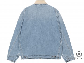 Carhartt wip og detroit jacket blue dusty h brown i0365932xnur03 achterkant