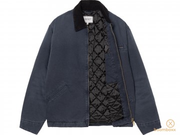 Carhartt wip og detroit jacket dark navy black i0356140di4003 jas open