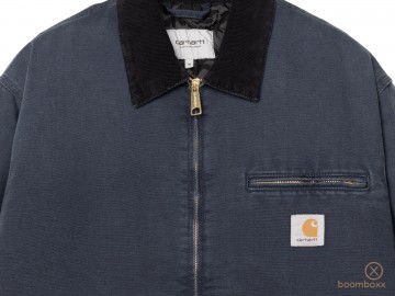 Carhartt wip og detroit jacket dark navy black i0356140di4003 zoom voorkant