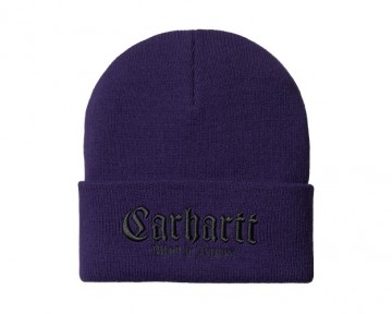 Carhartt wip onyx beanie tyrian black i0328591ztxx06