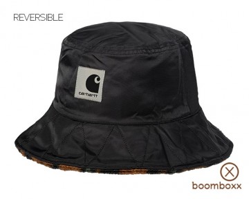 Carhartt wip orla bucket hat camo leo jacquard i0337942h4xx04 reversible 2