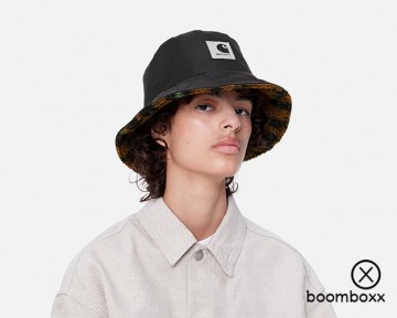 Carhartt wip orla bucket hat camo leo jacquard tamarind i0337942h4xx04 fotoshoot 1