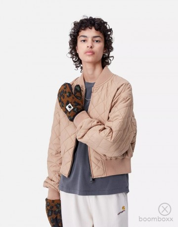 Carhartt wip orla mitten gloves camo lea jacquard i0338502h4xx04 fotoshoot