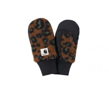 Carhartt wip orla mitten gloves camo lea jacquard i0338502h4xx04
