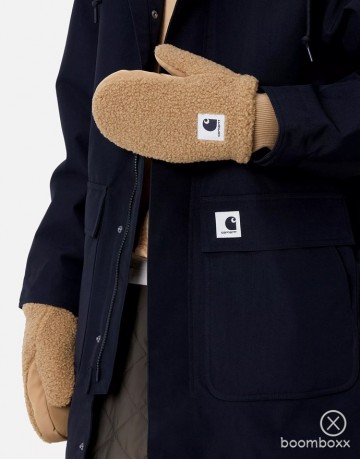 Carhartt wip orla mitten gloves peanut i0338502hlxx04 fotoshoot