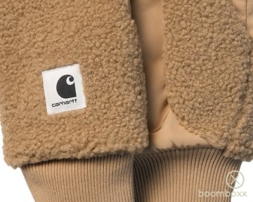 Carhartt wip orla mitten gloves peanut i0338502hlxx04 zoom