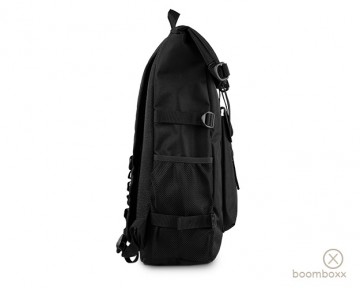 Carhartt wip philips backpack black i03157589xx06 zijkant