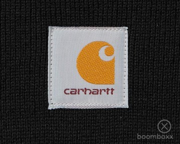 Carhartt wip short watch hat beanie black i01732689xx06 zoom