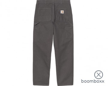 Carhartt wip single knee pant graphite i031497870232 achterkant