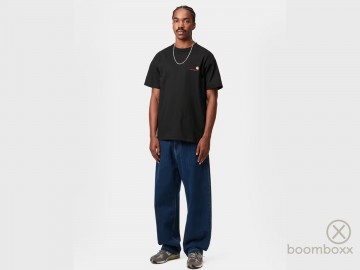 Carhartt wip ss american script t shirt black i02995689xx03