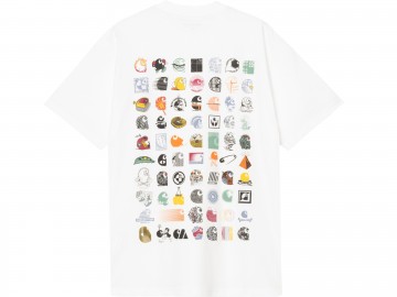 Carhartt wip ss c logo archive t shirt wit i03543902xx03 achterkant