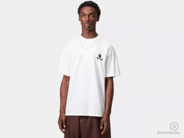 Carhartt wip ss c logo archive t shirt wit i03543902xx03 fotoshoot 2