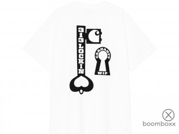 Carhartt wip ss locked t shirt wit i0363433ktxx03 achterkant