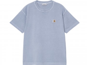 Carhartt wip ss nelson t shirt gentle blue i0299493hxgd03 0